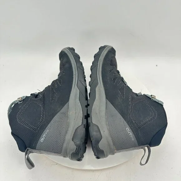 Salomon Outline Mid GTX Women Size 9.5 404844 Black Grey Contagrip Hiking Shoes - Picture 6 of 11